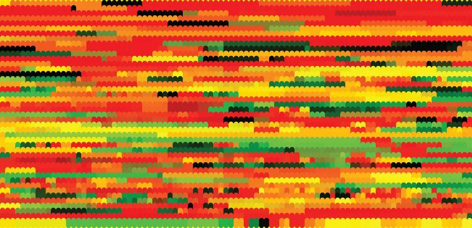 Striped pattern with reggae motif. Vector background Stock Illustration