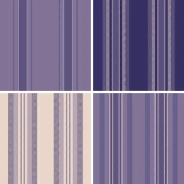 Striped pattern set for atelier work and exclusive clothing design. Seamles.. Stock Illustration