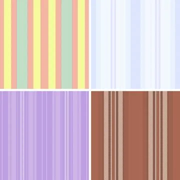 Striped pattern set capturing American buffalo check heritage. Vector desig.. Illustrazione stock