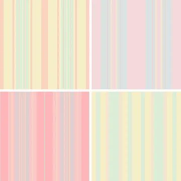 Striped pattern set for handbags and tote bags. Seamless lines patterns cre.. Stock Illustration