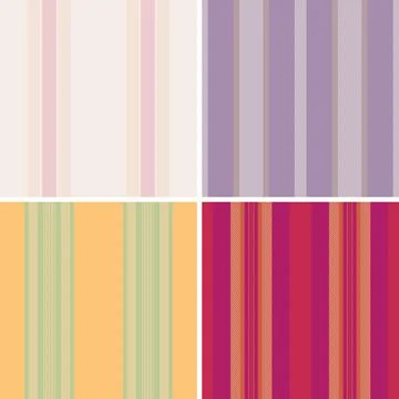 Striped pattern set for professional textile and apparel design. Seamless v.. イラスト素材