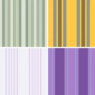 Striped pattern set reflecting USA-inspired casual style. Seamless buffalo .. 스톡 일러스트