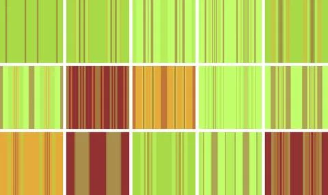 Striped pattern set tailored for composition notebooks. Classic lines desig.. Stockillustratie