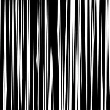 Striped pattern with vertical black and white line. Monochrome graphics desig Illustrazione stock