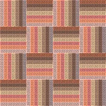 Striped plaid seamless pattern. Geometric tartan greek vector background. Tri Stock Illustration