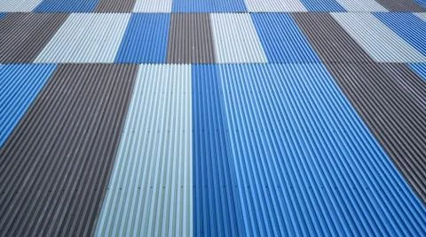 Striped Planks Wall Stock Photos