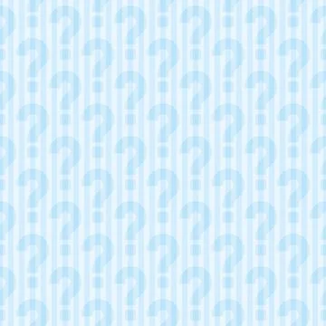 Striped Question Mark Seamless Background Stock Illustration