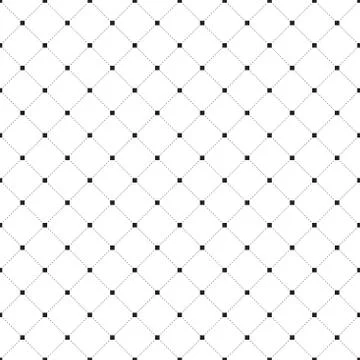 Striped repeating geometric square tiles with dotted rhombus. Modern stylish Stock Illustration