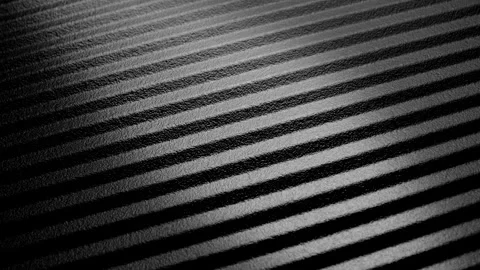 Striped ribbed texture slow rotation. Stock Footage 337775278