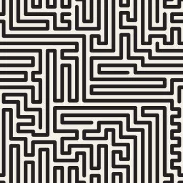 Striped seamless geometric pattern. Digital background. Illustrazione stock