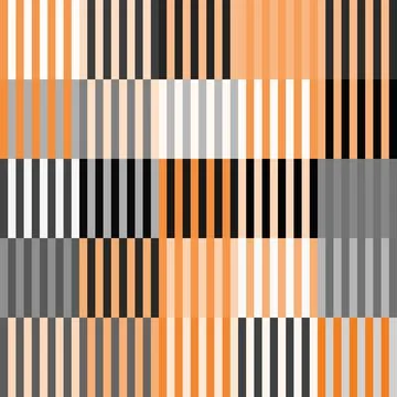 Striped seamless pattern. Abstract background elegant colorful lines. Orange Stock Illustration