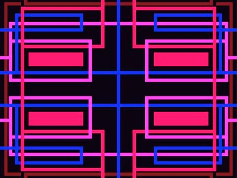 Striped seamless pattern. Abstract geometric background. Purple, blue and red Stock-Illustration