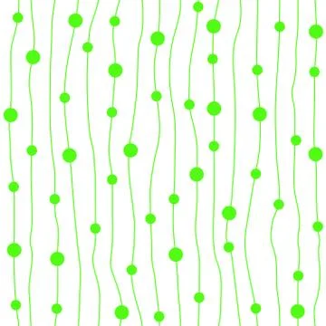 Striped seamless pattern with beads Stock Illustration