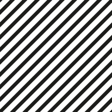 Striped seamless pattern. Black-white striped texture. Diagonal stripes Stock Illustration