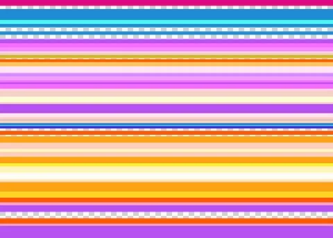 Striped seamless pattern with colored horizontal parallel stripes Stock Photos