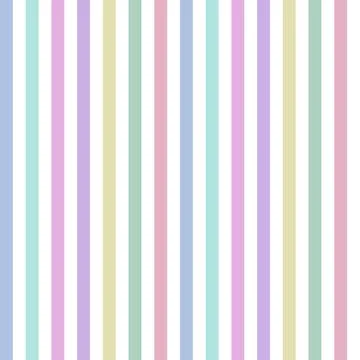 Striped seamless pattern of vertical white and multicolored stripes. Stock Illustration