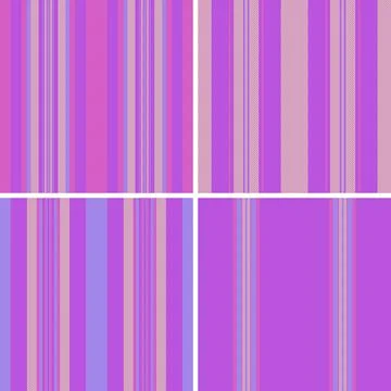 Striped set for interior displays of stores. Harmonized lines designs suit .. Stock Illustration