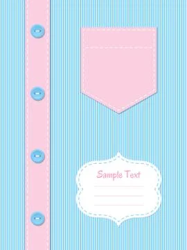 Striped shirt background Stock Illustration