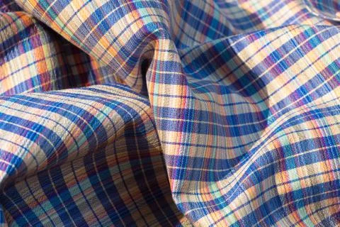 Striped silk shirt texture background Stock Photos