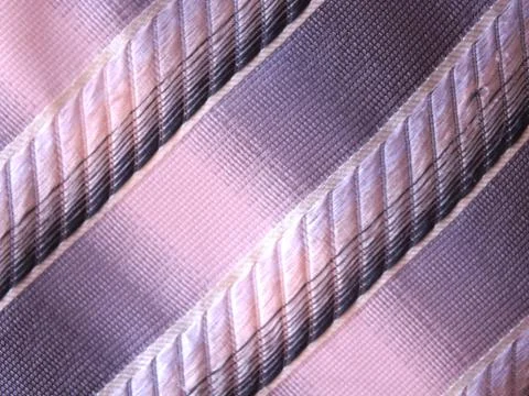 A striped silky textile with diagonal pattern Stock Photos