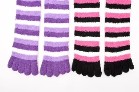 Striped socks Stock Photos