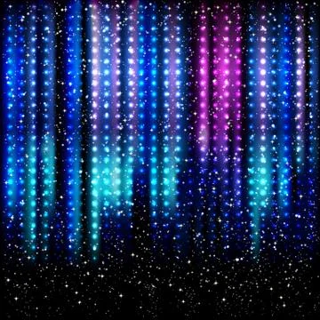 Striped spotlights vector background. Stock Illustration