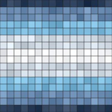 Striped square pattern. Seamless vector background Stock Illustration