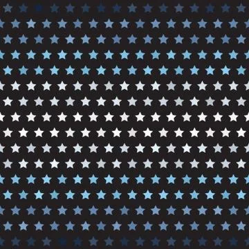 Striped star pattern. Seamless vector background Illustrazione stock