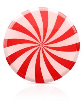 Striped sugar candy Stock Illustration