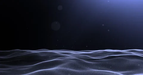 Striped surface of an undulating abstract sea Stock Footage 262996800