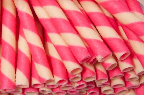 Striped sweet Stock Photos