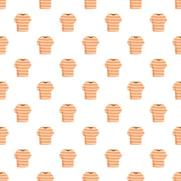 Striped t shirt pattern forming seamless background Stockillustratie