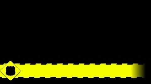 Striped Tape Lower Third - Badge Stock Footage 506827