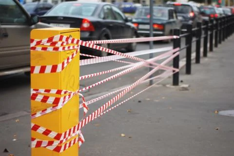 Striped tape Stock Photos