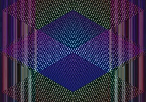 Striped texture, Abstract warped Diagonal Striped Background, wave lines texture Illustrazione stock