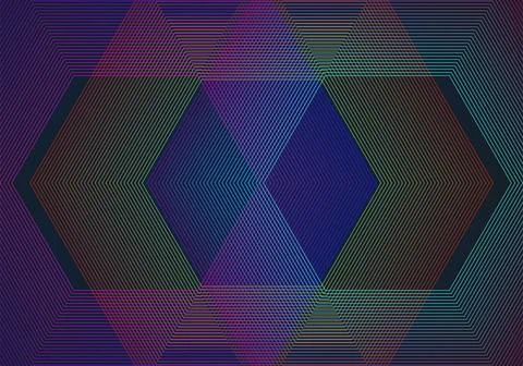 Striped texture, Abstract warped Diagonal Striped Background, wave lines texture Illustrazione stock