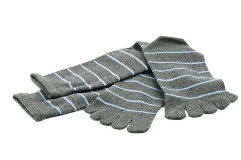 Striped Toe Socks Stock Photos