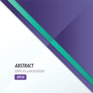 Striped triangle template 2 color  Violet and Blue color Stock Illustration