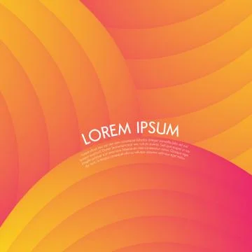 Striped vibrant gradient orange red 스톡 일러스트