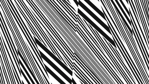 Striped wallpaper. Stock Footage 266682086