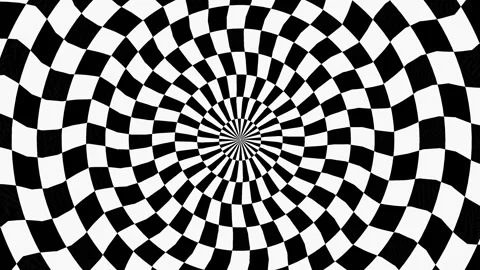 Striped wallpaper. Stock Footage 266982418