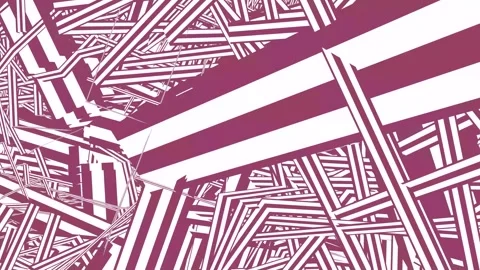 Striped wallpaper. Video stock 305449581