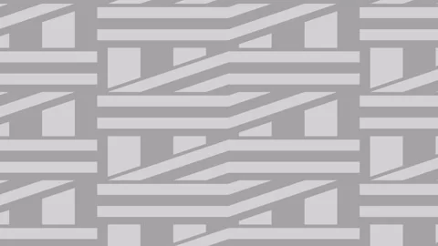 Striped wallpaper.3d render background. Stock Footage 269843508