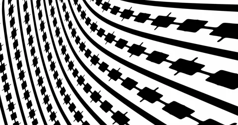 Striped wallpaper.3d render background. Video stock 269843779
