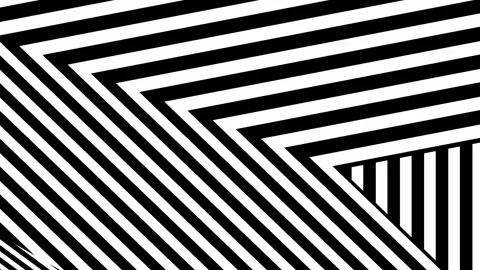 Striped wallpaper.3d render background. Video stock 274040511