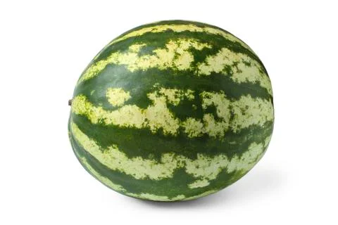 Striped watermelon Stock Photos