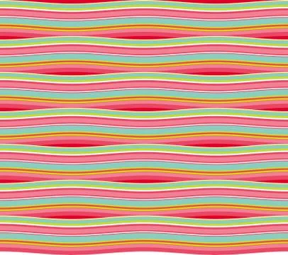 Striped waved pattern Stock Illustration
