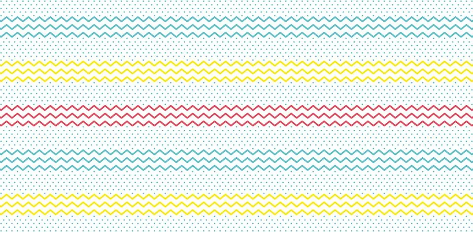 Striped wavy dot pattern Stock Illustration