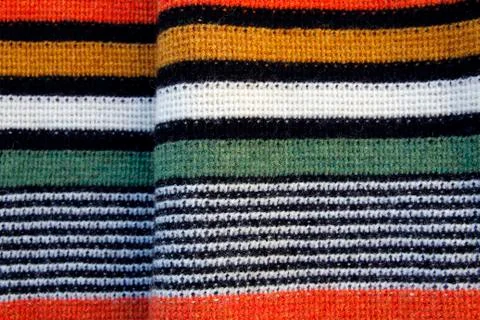 Striped wool texture Stock Photos