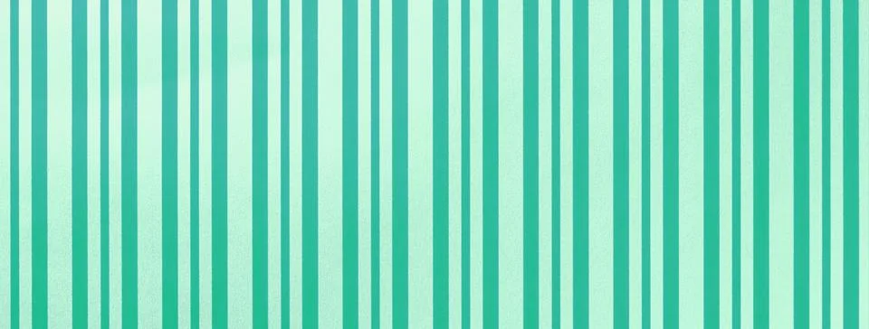 Striped wrapping paper background with vertical pastel cyan and mint lines pa Stock Illustration